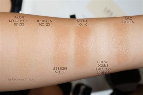 chanel les beiges no 50|chanel les beiges colour chart.